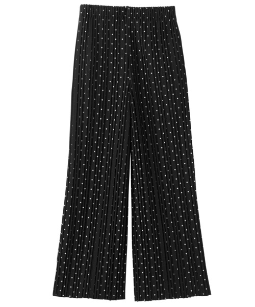 GeeRA(ジーラ)の「【-10㎝カット可能◎】S-3Lサイズ展開/接触冷感セルフカットセミワイドプリーツイージーパンツ(その他パンツ・レディース・ドット/ベージュ/レオパード/ブラック/チャコール・XX-LARGE/X-LARGE/LARGE/MEDIUM/SMALL)」の22枚目の写真