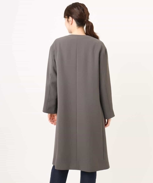 OFUON（オフオン）の「【2025AW】ベーシックノーカラーコート/洗える