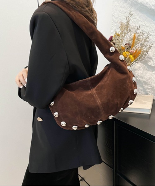 Vipoa(ヴィポア)の「Studs Hand bag(ハンドバッグ・レディース・イエロー/レッド/ブラウン/ブラック・FREE)」の10枚目の写真