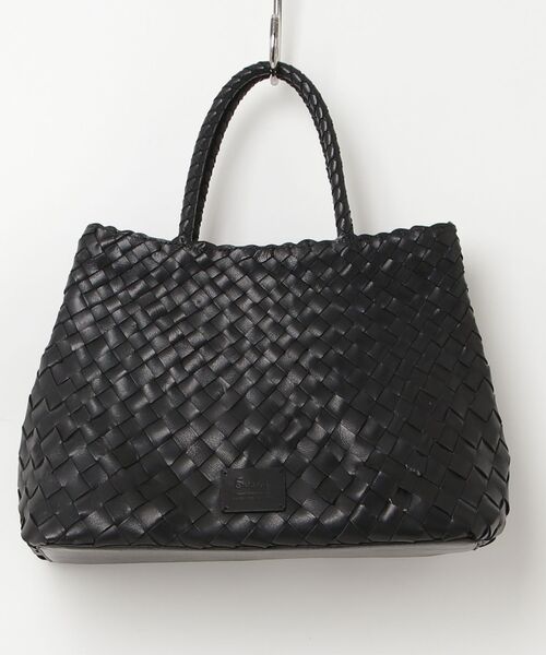 MASSIVE STORE(マッシブストア)の「【Swaraj/スワラージ】レザー・アシンメトリーメッシュBAG(山羊革)(ハンドバッグ・メンズ・ブラック/ブラック系・FREE)」の1枚目の写真