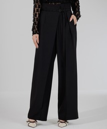 SENEE（セニー）の「wrap tuck high waist pants（ラップタックハイウエストパンツ）（スラックス）」