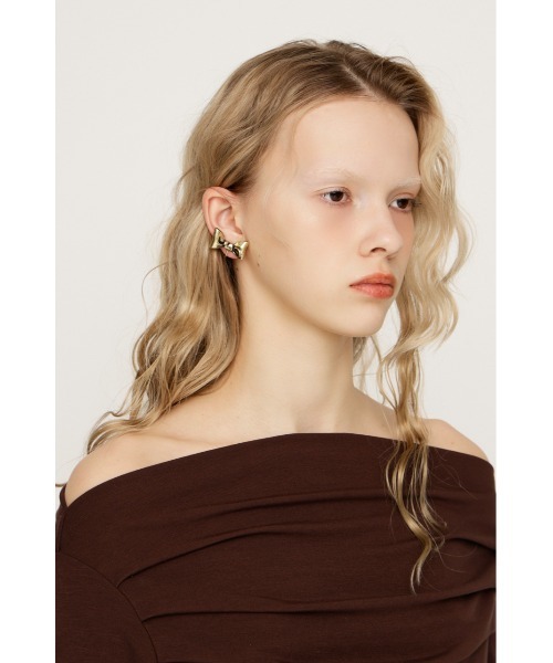 SLY（スライ）の「BOLD RIBBON EARRING ボールドリボンイヤリング（イヤリング・レディース・ゴールド/シルバー・FREE）」の12枚目の写真