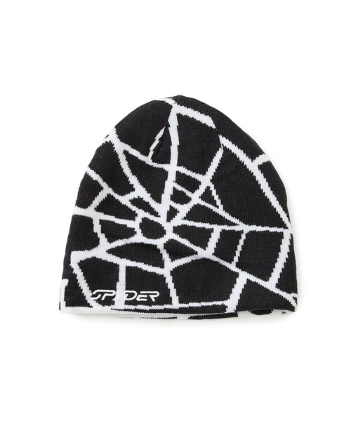 希少 スパイダー リバーシブル ビーニー ニット帽 spyder スキー セール】【SPYDER】REVERSIBLE SPIDER WEB KNIT/CAP（ニットキャップ
