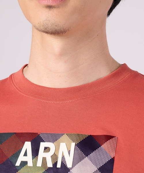 Arnold Palmer(アーノルドパーマー)の「パーマーチェックグラフィック ロングスリーブTシャツ(Tシャツ/カットソー・メンズ・ブラック/ホワイト/ピンク・M/L/LL)」の17枚目の写真