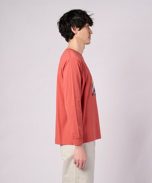 Arnold Palmer(アーノルドパーマー)の「パーマーチェックグラフィック ロングスリーブTシャツ(Tシャツ/カットソー・メンズ・ブラック/ホワイト/ピンク・M/L/LL)」の9枚目の写真