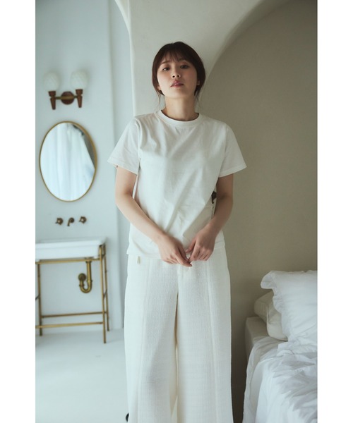 LANTINAM(ランティナム)の「Limited Photo Tee(Tシャツ/カットソー・レディース・ベージュ/オフホワイト・MEDIUM)」の4枚目の写真