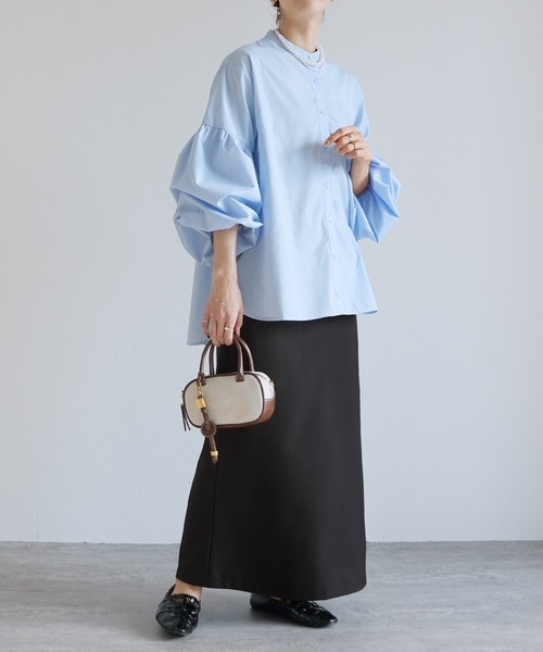 reca（レカ）の「ポケット付きバックスリットロングスカート（スカート・レディース・ブラック/ベージュ/グレー・FREE）」の10枚目の写真