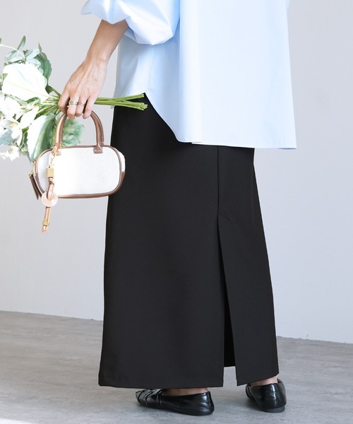 reca（レカ）の「ポケット付きバックスリットロングスカート（スカート・レディース・ブラック/ベージュ/グレー・FREE）」の11枚目の写真