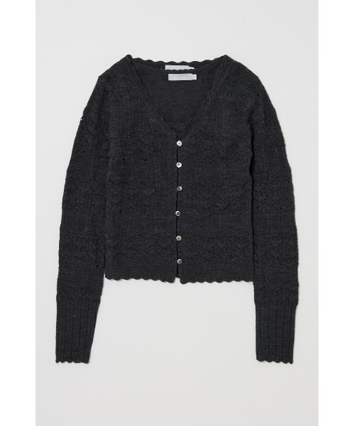 MOUSSY（マウジー）の「【26年SS新作】MIXED EYELET アンサンブル（アンサンブル・レディース・杢グレー/ホワイト/ライトイエロー/ネイビー・FREE）」の18枚目の写真