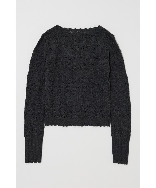 MOUSSY（マウジー）の「【26年SS新作】MIXED EYELET アンサンブル（アンサンブル・レディース・杢グレー/ホワイト/ライトイエロー/ネイビー・FREE）」の19枚目の写真