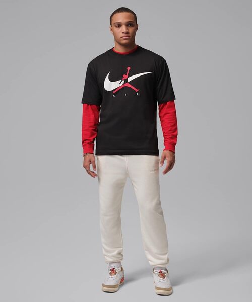 JORDAN BRAND（ジョーダンブランド）の「ジョーダン ブルックリン メンズ ジャンプマン Tシャツ / Jordan Brooklyn Men's Jumpman T-Shirt IF3043-010 Black（Tシャツ/カットソー・メンズ・ブラック・XL/S/M/L/2XL）」の4枚目の写真