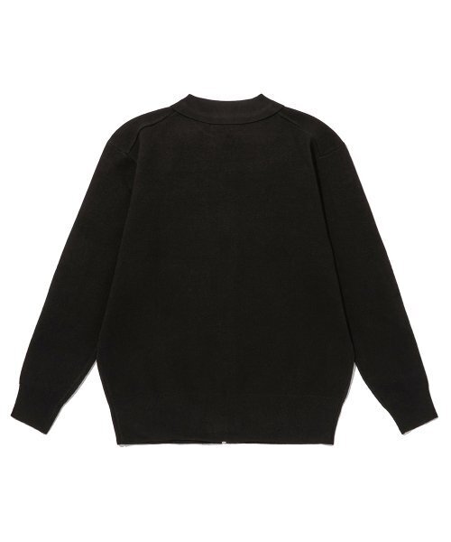 NEUFETBLEU(ヌフエブル)の「NEB collar knit zipup (black)(カーディガン/ボレロ・レディース・その他・FREE)」の2枚目の写真