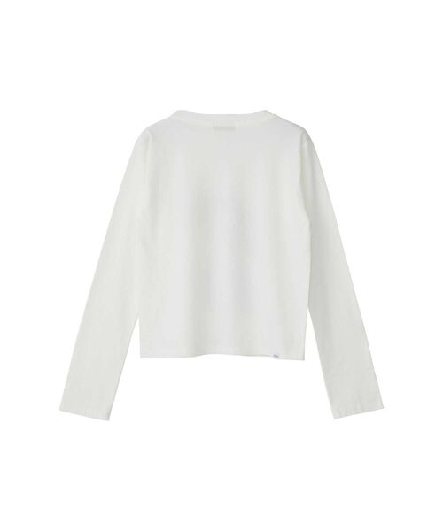 HYSTERIC GLAMOUR（ヒステリックグラマー）の「HYSTERIC LIGHTNING ショート丈Tシャツ（Tシャツ/カットソー・レディース・イエロー/ブラック/ホワイト・FREE）」の4枚目の写真