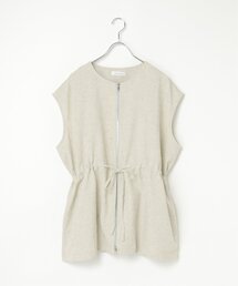 notch.（ノッチ）の「ツイードライクジップベスト（ダウンベスト）」