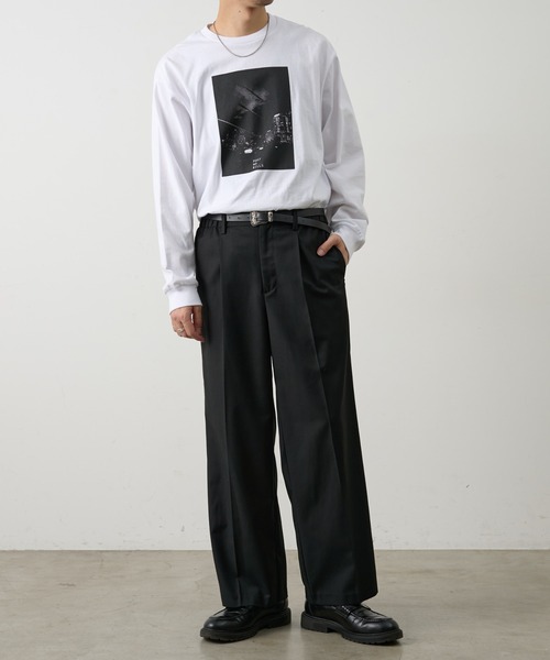 COLONY 2139(コロニートゥーワンスリーナイン)の「コンフォートツイルワイドスラックス(スラックス・メンズ・ブラウン/グレー/ブラック・LARGE/MEDIUM/SMALL)」の18枚目の写真