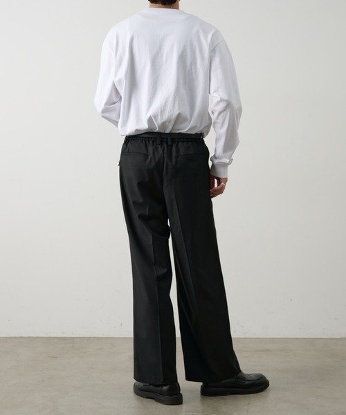 COLONY 2139(コロニートゥーワンスリーナイン)の「コンフォートツイルワイドスラックス(スラックス・メンズ・ブラウン/グレー/ブラック・LARGE/MEDIUM/SMALL)」の20枚目の写真