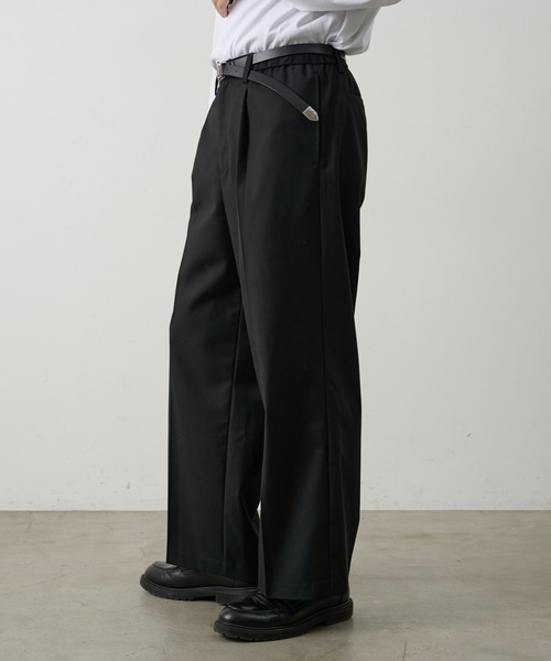 COLONY 2139(コロニートゥーワンスリーナイン)の「コンフォートツイルワイドスラックス(スラックス・メンズ・ブラウン/グレー/ブラック・LARGE/MEDIUM/SMALL)」の15枚目の写真