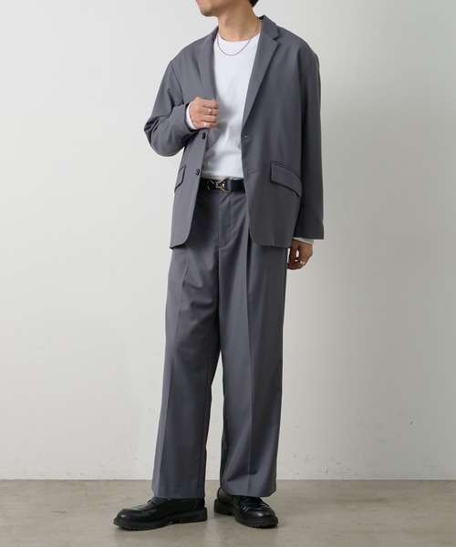 COLONY 2139(コロニートゥーワンスリーナイン)の「コンフォートツイルワイドスラックス(スラックス・メンズ・ブラウン/グレー/ブラック・LARGE/MEDIUM/SMALL)」の5枚目の写真