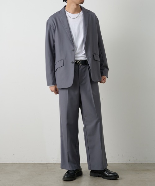 COLONY 2139(コロニートゥーワンスリーナイン)の「コンフォートツイルワイドスラックス(スラックス・メンズ・ブラウン/グレー/ブラック・LARGE/MEDIUM/SMALL)」の7枚目の写真