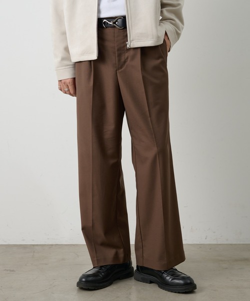 COLONY 2139(コロニートゥーワンスリーナイン)の「コンフォートツイルワイドスラックス(スラックス・メンズ・ブラウン/グレー/ブラック・LARGE/MEDIUM/SMALL)」の8枚目の写真