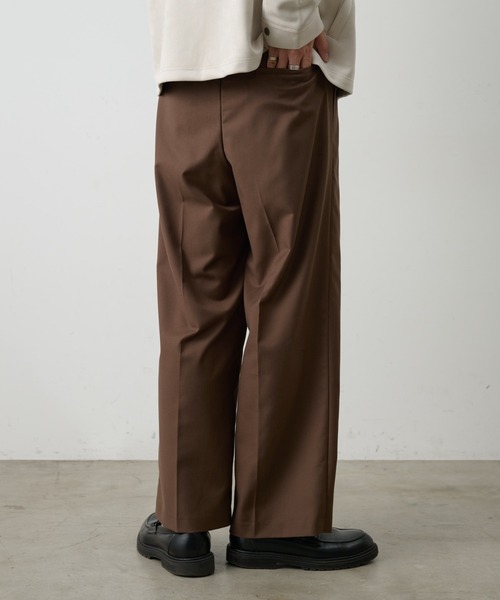 COLONY 2139(コロニートゥーワンスリーナイン)の「コンフォートツイルワイドスラックス(スラックス・メンズ・ブラウン/グレー/ブラック・LARGE/MEDIUM/SMALL)」の11枚目の写真