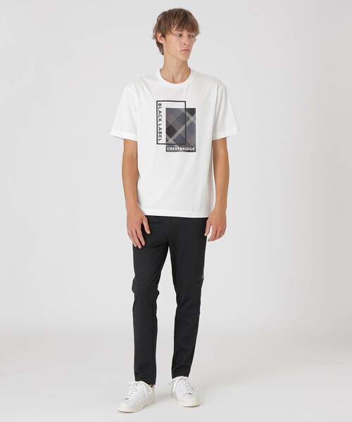 BLACK LABEL CRESTBRIDGE（ブラックレーベル・クレストブリッジ）の「【一部店舗限定】ボックスロゴグラフィックTシャツ（Tシャツ/カットソー・メンズ・オフホワイト/ブラック・XL/L/M）」の3枚目の写真