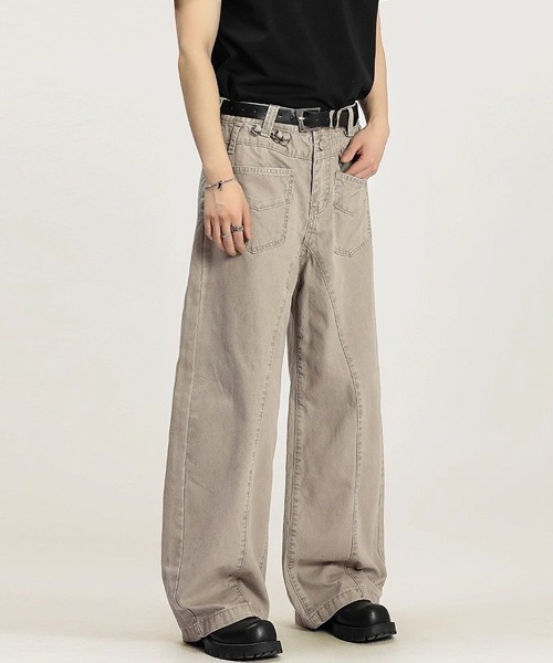 Ressaca(レサーカ)の「Dカン付きフロントポケットワイドパンツ(その他パンツ・メンズ・グレー/ベージュ・XL/M/L)」の9枚目の写真