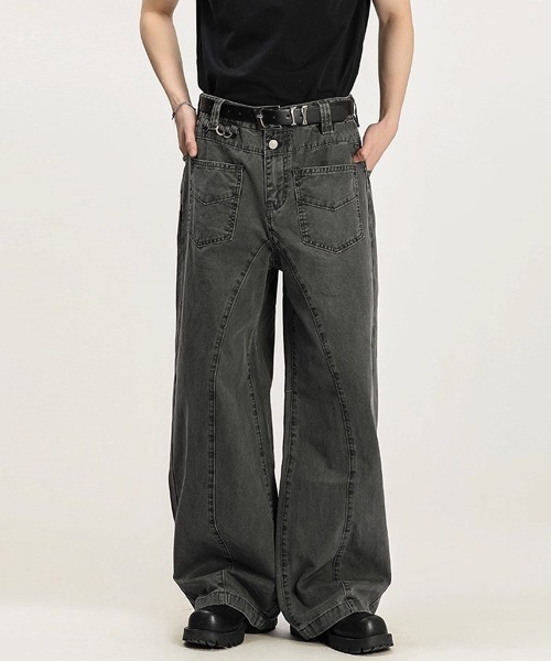 Ressaca(レサーカ)の「Dカン付きフロントポケットワイドパンツ(その他パンツ・メンズ・グレー/ベージュ・XL/M/L)」の11枚目の写真