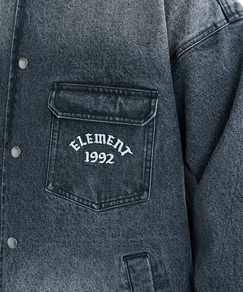 ELEMENT（エレメント）の「ELEMENT/エレメント JEAN CARTER JACKET TYPE2 ジャケット BG021750（その他アウター・メンズ・スミクロ/インディゴブルー/ライトインディゴブルー・M/L/XL）」の11枚目の写真