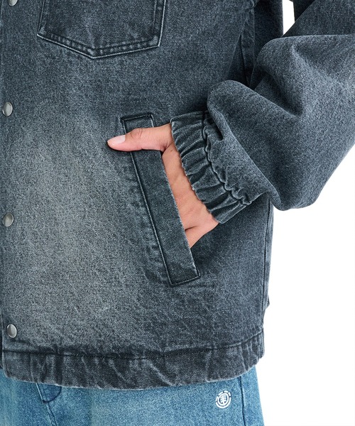 ELEMENT（エレメント）の「ELEMENT/エレメント JEAN CARTER JACKET TYPE2 ジャケット BG021750（その他アウター・メンズ・スミクロ/インディゴブルー/ライトインディゴブルー・M/L/XL）」の12枚目の写真