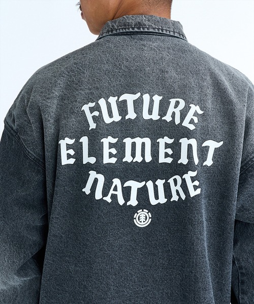 ELEMENT（エレメント）の「ELEMENT/エレメント JEAN CARTER JACKET TYPE2 ジャケット BG021750（その他アウター・メンズ・スミクロ/インディゴブルー/ライトインディゴブルー・M/L/XL）」の13枚目の写真