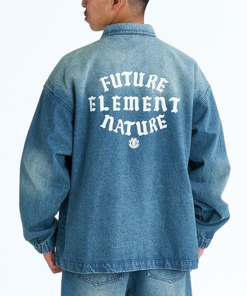 ELEMENT（エレメント）の「ELEMENT/エレメント JEAN CARTER JACKET TYPE2 ジャケット BG021750（その他アウター・メンズ・スミクロ/インディゴブルー/ライトインディゴブルー・M/L/XL）」の7枚目の写真