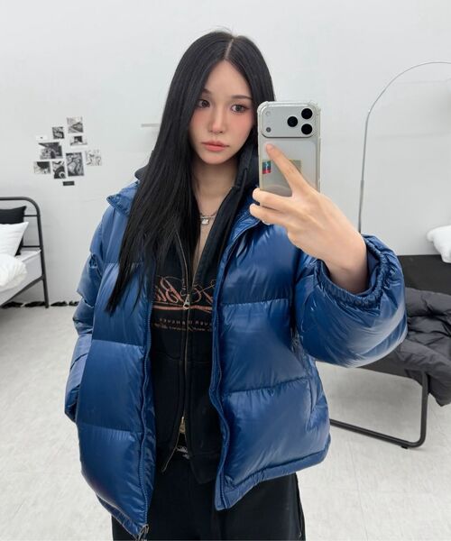 LMCの「OG GLOSSY PUFFER DUCK DOWN PARKA burgundy(ダウンジャケット/コート・レディース・その他・M/L/XL/S)」の15枚目の写真