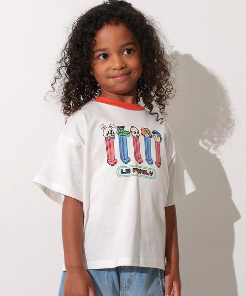 Ocean&Ground(オーシャン&グラウンド)の「FUN!FUN!FUN!プリントTシャツ(Tシャツ/カットソー・キッズ・イエロー/ライム/レッド/ホワイト・80/90/95/100/110/120/130/140)」の4枚目の写真