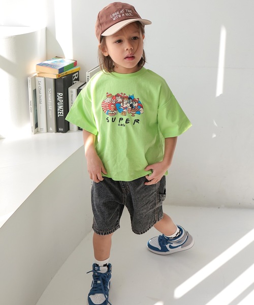 Ocean&Ground(オーシャン&グラウンド)の「FUN!FUN!FUN!プリントTシャツ(Tシャツ/カットソー・キッズ・イエロー/ライム/レッド/ホワイト・80/90/95/100/110/120/130/140)」の6枚目の写真