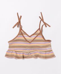 Ocean&Ground | 透かしニットJQフリルキャミソール(キャミソール)