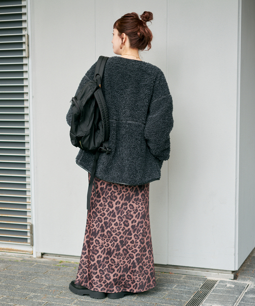 B.C STOCK(ベーセーストック)の「《追加2》《S/Mサイズ展開》ボアパイピングブルゾン2(ブルゾン・レディース・ブラック/アイボリー・SMALL/MEDIUM)」の6枚目の写真
