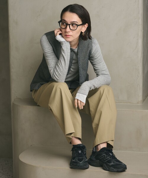 BEAUTY&YOUTH UNITED ARROWS（ビューティーアンドユースユナイテッドアローズ）の「ツイードライク バックペプラム ベスト（ベスト・レディース・その他1/ブラック・FREE）」の7枚目の写真