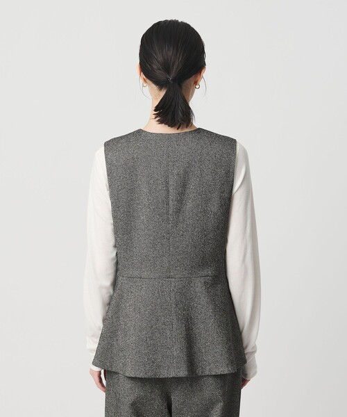 BEAUTY&YOUTH UNITED ARROWS（ビューティーアンドユースユナイテッドアローズ）の「ツイードライク バックペプラム ベスト（ベスト・レディース・その他1/ブラック・FREE）」の18枚目の写真