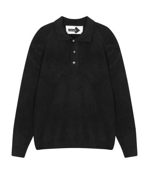 Кара голубой PK вязаный п/оник черный (black)