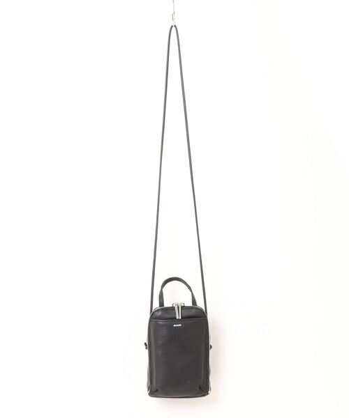 Beau're(ヴュレ)の「【BEAURE】カウレザー ブガッティ型 2WAY ミニショルダー B-25418(ショルダーバッグ・レディース・シルバー/ブラック/ブラウン・FREE)」の9枚目の写真