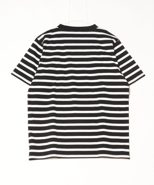 Champion(チャンピオン)の「【Champion/チャンピオン】直営限定コレクション メンズ ショートスリーブボーダーTシャツ(Tシャツ/カットソー・メンズ・ブラック/ブラウン系その他/ネイビー・SMALL/MEDIUM/LARGE/X-LARGE)」の11枚目の写真