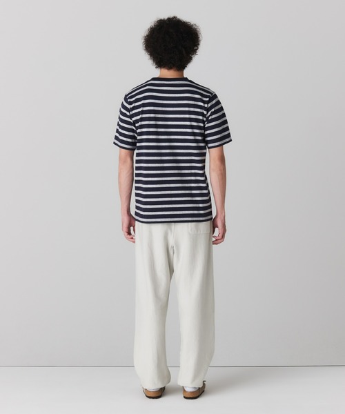 Champion(チャンピオン)の「【Champion/チャンピオン】直営限定コレクション メンズ ショートスリーブボーダーTシャツ(Tシャツ/カットソー・メンズ・ブラック/ブラウン系その他/ネイビー・SMALL/MEDIUM/LARGE/X-LARGE)」の9枚目の写真