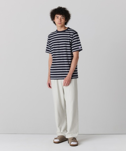 Champion(チャンピオン)の「【Champion/チャンピオン】直営限定コレクション メンズ ショートスリーブボーダーTシャツ(Tシャツ/カットソー・メンズ・ブラック/ブラウン系その他/ネイビー・SMALL/MEDIUM/LARGE/X-LARGE)」の8枚目の写真