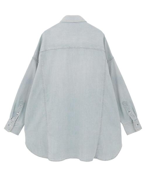 Tiara（ティアラ）の「【HEALTHY DENIM/ヘルシーデニム】デニムシャツ（Almond）（シャツ/ブラウス・レディース・ライトブルー/ブルー・2）」の11枚目の写真