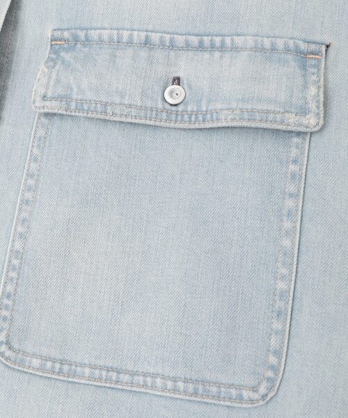 Tiara（ティアラ）の「【HEALTHY DENIM/ヘルシーデニム】デニムシャツ（Almond）（シャツ/ブラウス・レディース・ライトブルー/ブルー・2）」の8枚目の写真