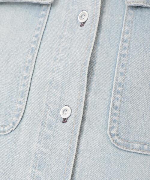 Tiara（ティアラ）の「【HEALTHY DENIM/ヘルシーデニム】デニムシャツ（Almond）（シャツ/ブラウス・レディース・ライトブルー/ブルー・2）」の9枚目の写真