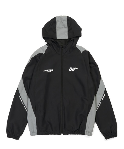 The DUFFER of ST.GEORGE（ザダファーオブセントジョージ）の「【WEB限定アイテム】DG84 PERFORMANCE HOODED JACKET：セットアップ対応【DUFFER】DG84 パフォーマンス フーデッド ジャケット（ナイロンジャケット・メンズ・ブラック・SMALL/MEDIUM/LARGE/X-LARGE）」の8枚目の写真