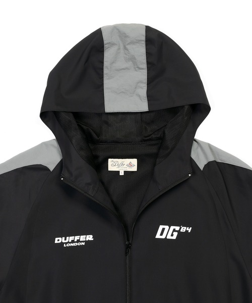 The DUFFER of ST.GEORGE（ザダファーオブセントジョージ）の「【WEB限定アイテム】DG84 PERFORMANCE HOODED JACKET：セットアップ対応【DUFFER】DG84 パフォーマンス フーデッド ジャケット（ナイロンジャケット・メンズ・ブラック・SMALL/MEDIUM/LARGE/X-LARGE）」の10枚目の写真
