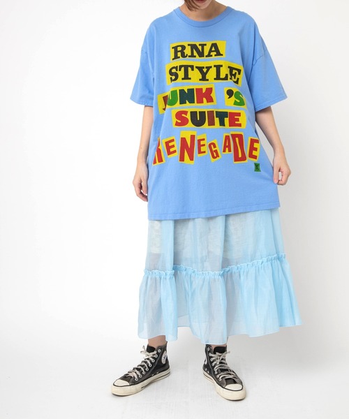 RNA(アールエヌエー)の「D1688 シアーティアードキャミワンピース(ワンピース・レディース・ライトベージュ/ピンク/サックスブルー・MEDIUM)」の3枚目の写真
